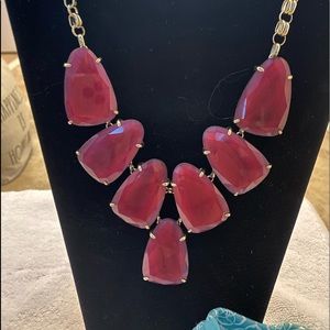 Rare burgundy Kendra Scott necklace